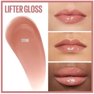 Lip Plumper Gloss, Makeup with Hyaluronic Acid in STONE *NWT + GIFT INCLUDED